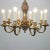 Metal Gold and Metal 8-Light Chandelier, 1970s For Sale - Image 7 of 13