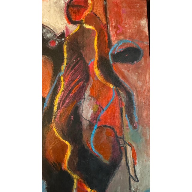 Equestrian Modern Abstract in a Cubist Style For Sale In Washington DC - Image 6 of 8