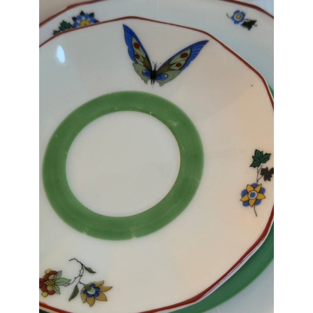 Antique 1910s Two(2) Trio Tea Sets From Porzellfabric Hertel, Jacob & Co. Rehau Bavaria Germany For Sale - Image 9 of 16