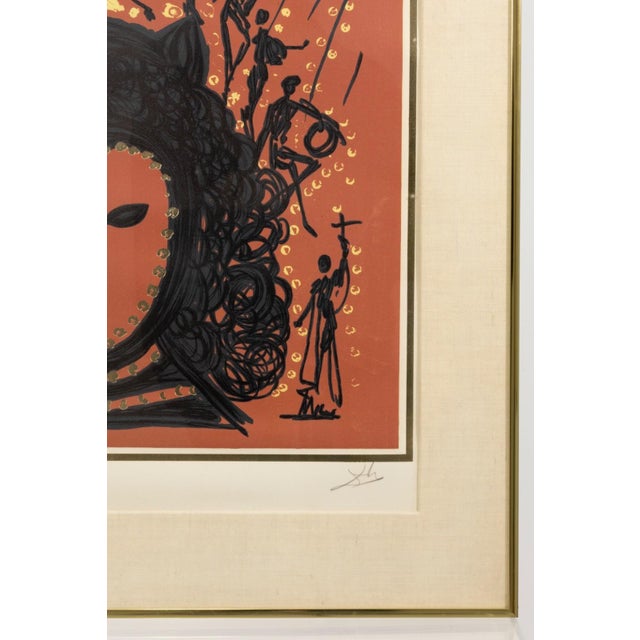 A modern lithograph on paper titled "The Watcher (Knights of the Realm)" from The Twelve Apostles (Knights of the Round...