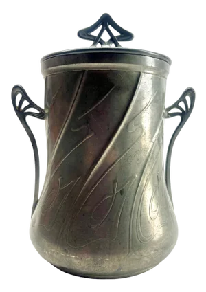 Art Nouveau Cookie Tin from C. Kurz & Company, 1930