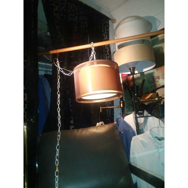 Metal New Years Special Mid-Century Modern Drum Pendant Lamp For Sale - Image 7 of 11