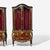 19th Century Louis XV Style, Bombe Vitrines, Ormolu Bronze, Inlaid Marquetry, France, 19th For Sale - Image 5 of 12