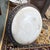 Boyd Lighting Alabaster Dome Pendant, Vintage For Sale - Image 9 of 9