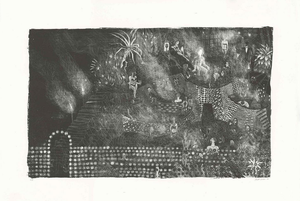 Brecht Evens, Piscine Des Rigoles, 2018, Lithograph