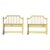 1970s Pair Thomasville Faux Bamboo Headboards For Sale