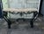 Maitland Smith Smith Wrought Iron Console W Composite Stone Top sold as found in good condition without damage showing...