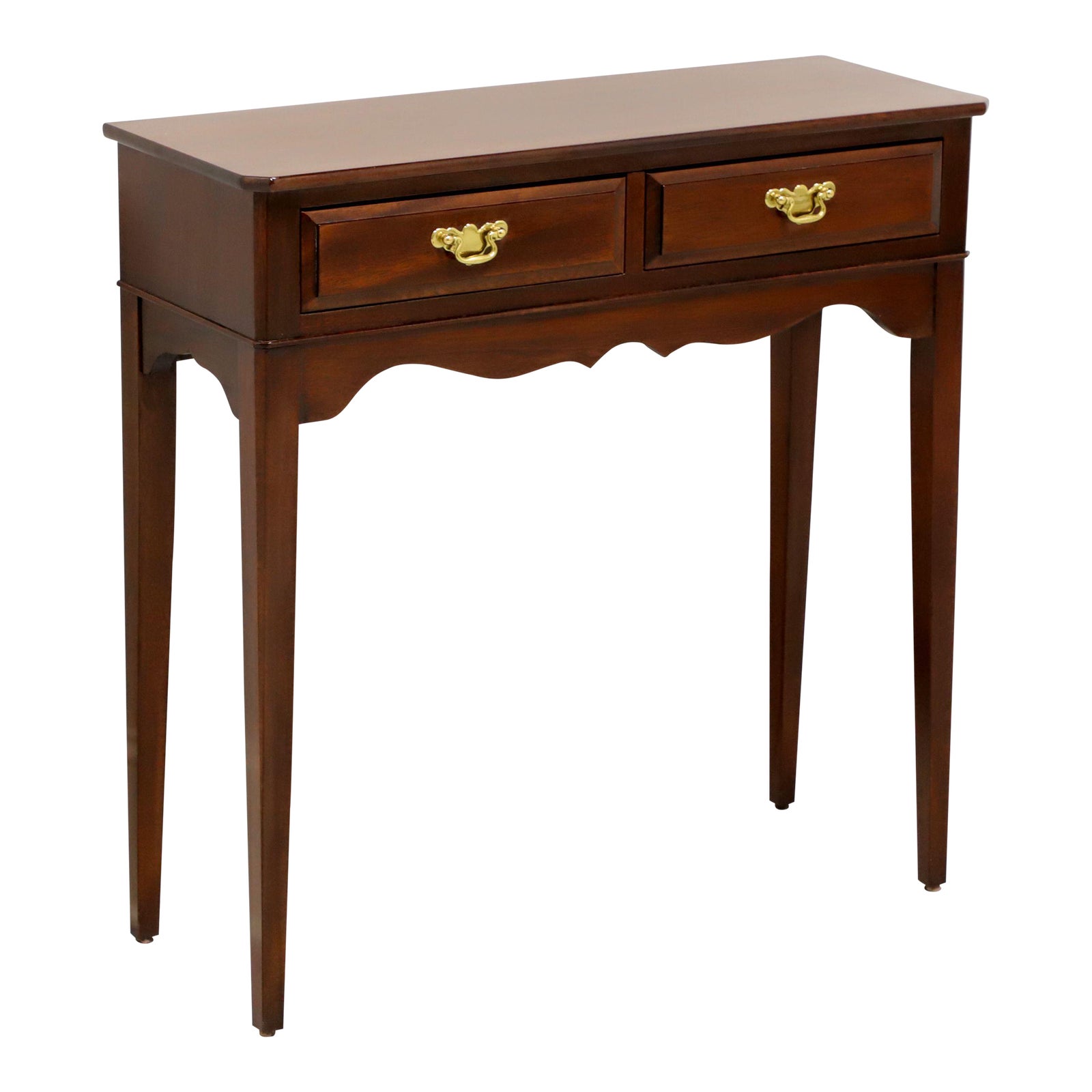 Madison Square Mahogany Traditional Small Console Table B Chairish
