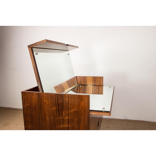 Chest of Drawers in Rosewood by Paul Geoffroy for Edition Charron, 1960s For Sale - Image 12 of 18