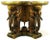 Art Deco Extraordinary 1920s Polychrome Parcel Gilt Elephant Center Table For Sale - Image 3 of 8