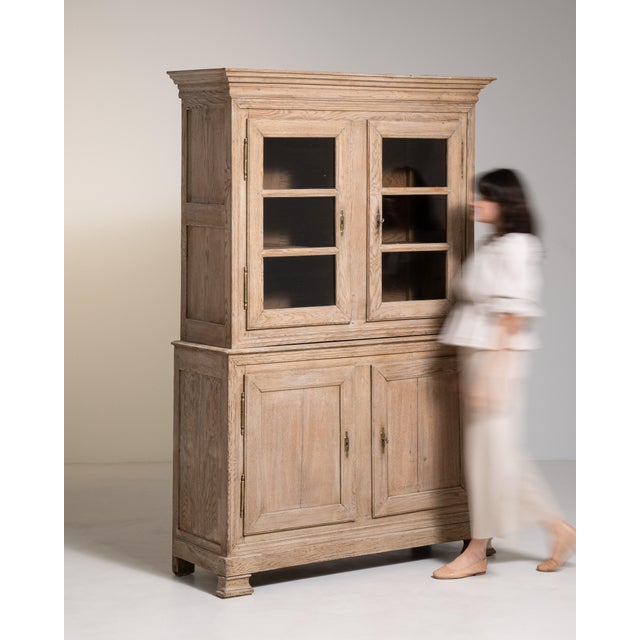 Oak Provençal Vitrine, French Rustic Design, France, Circa 1880 For Sale - Image 13 of 18