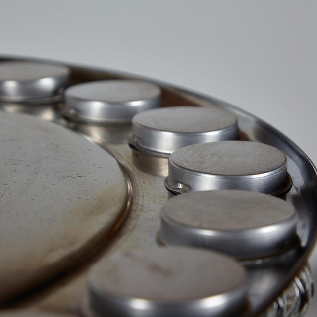 Glass and Chrome Chandelier For Sale - Image 17 of 18