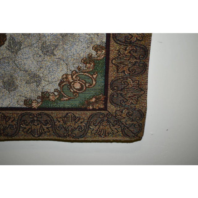 Vintage Mohawk Home Floral Tapestry Keiths Antiques Ltd Keiths Antiques Ltd For Sale In Philadelphia - Image 6 of 12