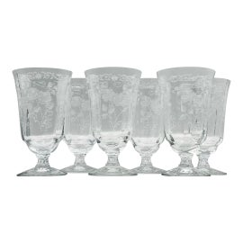 Example of Fostoria Glass Company Tumblers and Tall Glasses
