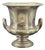 Vintage Neo-Classical Silver Metal Champagne Cooler, 1950s For Sale