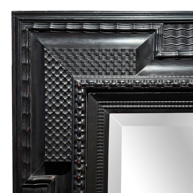 19th Century Massive 19th Century Dutch Frame With Mirror From the Art Institute of Chicago For Sale - Image 5 of 12