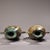 Add a touch of ancient symbolism and metallic elegance to your home with this exceptional pair of vintage Chinese bronze...