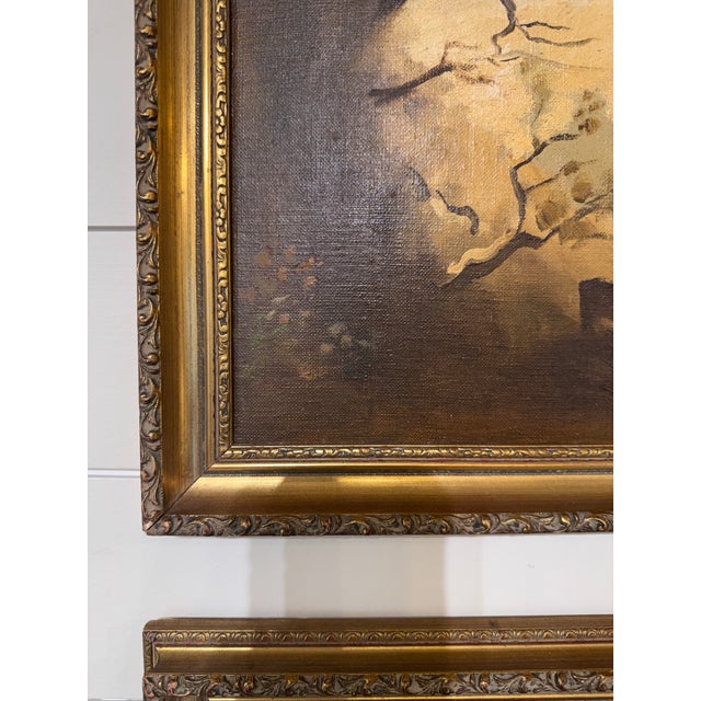 Pair of Early 20th Century Oil Paintings For Sale - Image 11 of 13