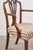 Cream Georgian Cuban Mahogany Shield Back Accent Arm Chair (C. 1790) For Sale - Image 8 of 10