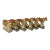 Vintage Hand-Carved Painted Tiger Figural Napkin Rings Set of 6 For Sale