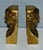 Antique Brass Ormolu Mounts French Empire Female Figure Caryatid Bust Pair For Sale - Image 10 of 12