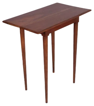 Art Deco Side Table in Solid Walnut