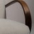 20th Century Czech Republic Warm Ivory Boucle Bentwood-Arm Lounge Chair For Sale - Image 4 of 10