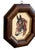 Realism Original Hand-Painted Horse Portrait Painting in a Vintage Italian Frame For Sale - Image 3 of 4
