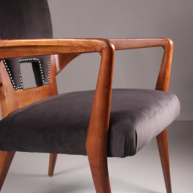 Armchair by Augusto Romano, 1950s For Sale - Image 3 of 11