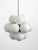Space Age Atomic Metal Ceiling Lamp with 12 Glass Spheres in Light Gray from Kaiser Leuchten For Sale - Image 4 of 13