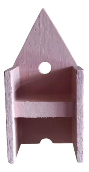 Miniature Red Beige Vescovina by Lanfranco Benvenuti for Meccani Arredamenti, 1985