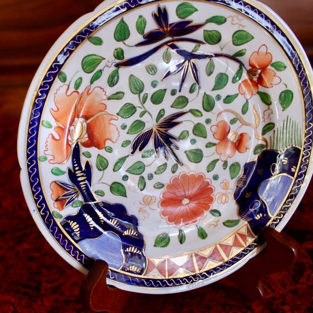 Early 19th Century Coalport Imari Plates - Set of 3 For Sale - Image 9 of 15