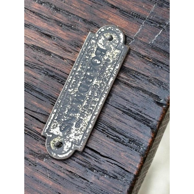 Edwardian Oak Desk Chair For Sale - Image 6 of 7