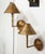 Modern Bespoke Patinated Brass Sconces - a Pair For Sale - Image 3 of 12