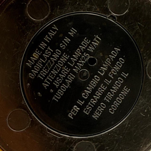 Red Space Age Sfera Notte Table Lamps from Gagiplast, 1970s, Set of 2 For Sale - Image 8 of 17