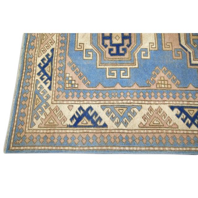 Turkish Vintage Turkish Rug 4'4" x 6'9" For Sale - Image 3 of 6
