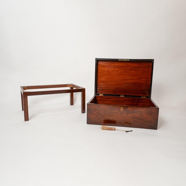 Early 19th Century Mahogany Cellarette or Document Chest on Stand For Sale - Image 17 of 17