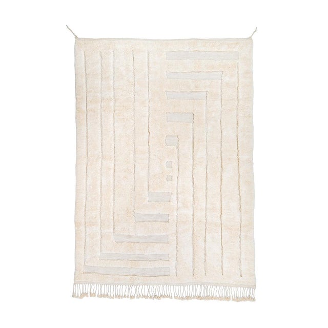 Hand-Knotted Wool Rug by Azele Studio For Sale - Image 11 of 11