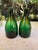 Early 19th Century Georgian "Bristol Green" Glass Spirit Decanters | Holland (Gin) & Brandy - a Pair For Sale - Image 9 of 9