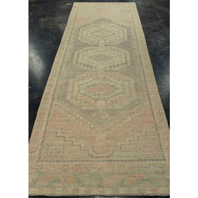 Turkish Oushak Rug 3'2" x 9'11" #20255 Explore a curated collection of hallway runners, wool rugs, and handmade...