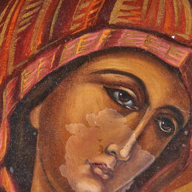 Pucci, Madonna Icon, 2000s, Oil on Canvas, Framed For Sale - Image 3 of 6
