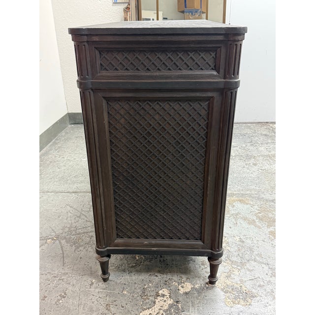 2010s Restoration Hardware Louis XVI Treillage Five Drawer Dresser For Sale - Image 5 of 12