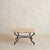 1950s French Hand-Forged Wrought Iron + Ochre Marble Coffee Table, 1950s For Sale - Image 5 of 11