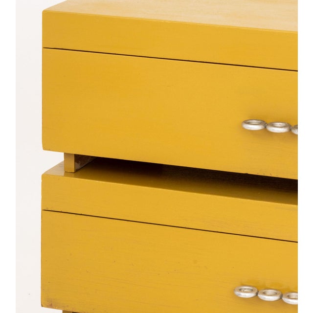 Mid 20th Century Set of Three Martin Feinman for Winchendon Stacking Chests For Sale - Image 5 of 10