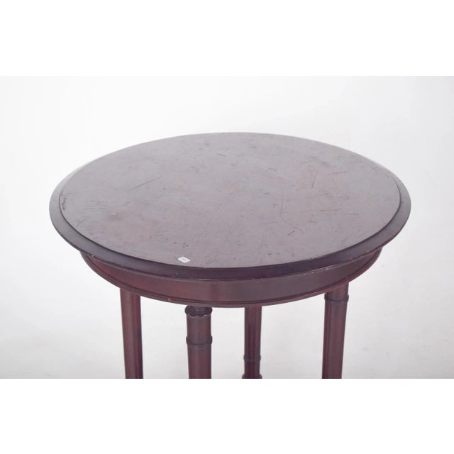 English Round Wood Coffee Table, 1890s For Sale - Image 4 of 9