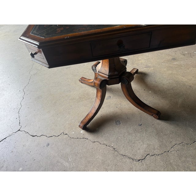 Traditional Vintage Maitland-Smith Handmade Chess / Backgammon / Checkers Game Table – Museum-Quality Heirloom Piece For Sale - Image 3 of 6