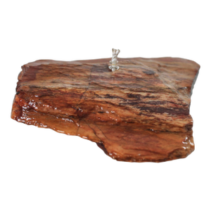 Artisan Made Glazed Rock Oil Lamp