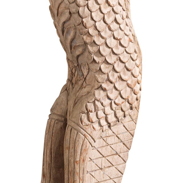 1940s Vintage Indian Yali Carving, 1940s For Sale - Image 5 of 6