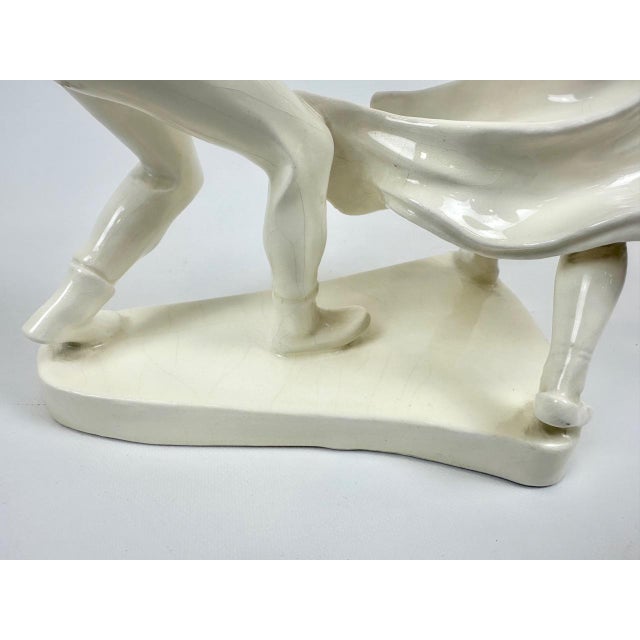 1950s Dancing Couple Figurine by Emil Hlavica for František Pexider Letovice, 1950s For Sale - Image 5 of 11