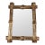 Florentine Gilded Faux Bamboo Accent Mirror For Sale